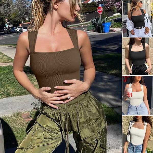 Ypooy Sleeveless Tummy Control Tank Tops Bodysuits（LAST DAY BUY 1 GET 1 FREE ）