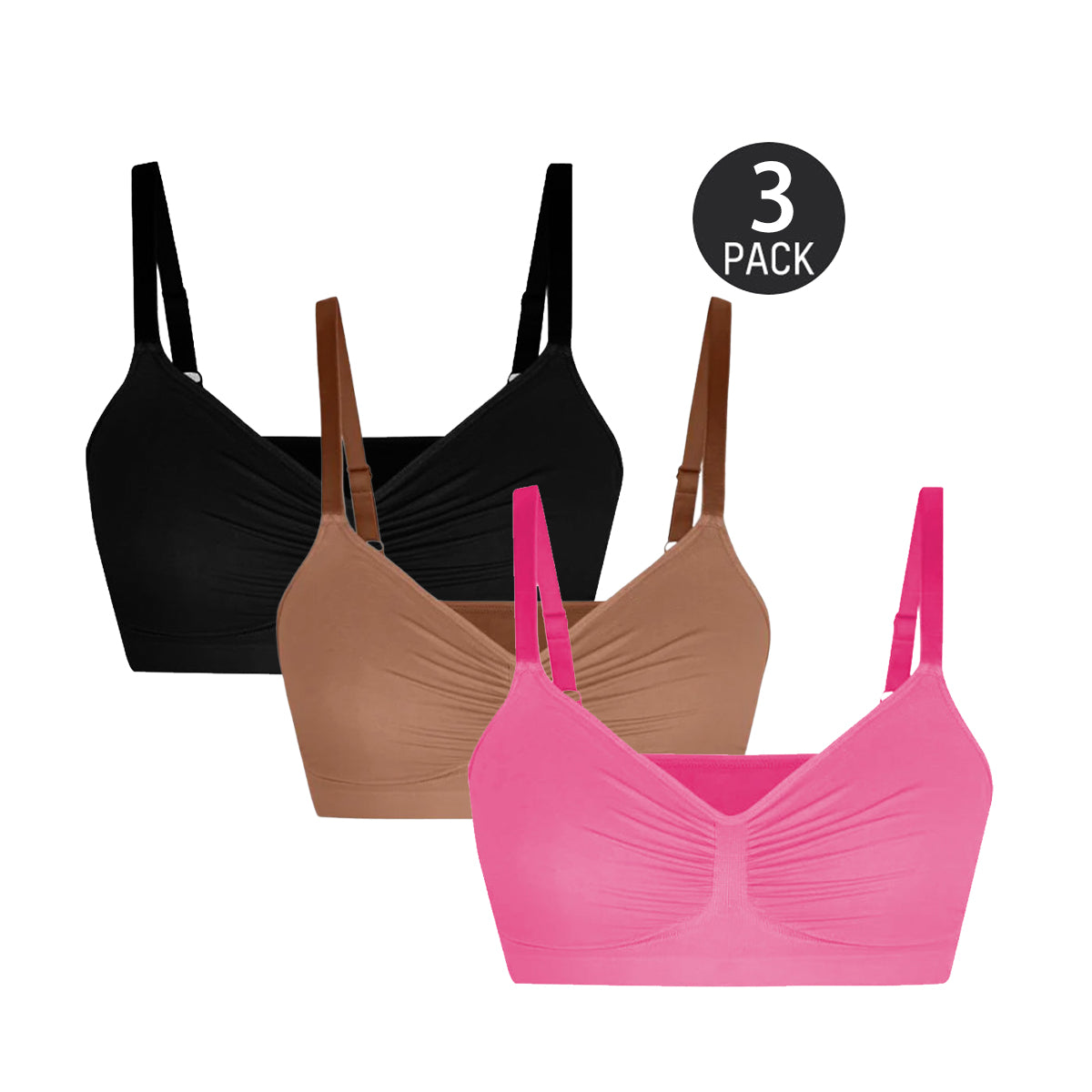 🔥Ypooy Comfort Stretch Seamless Wireless Sculpt Bra – 2025 New Year's Sale！