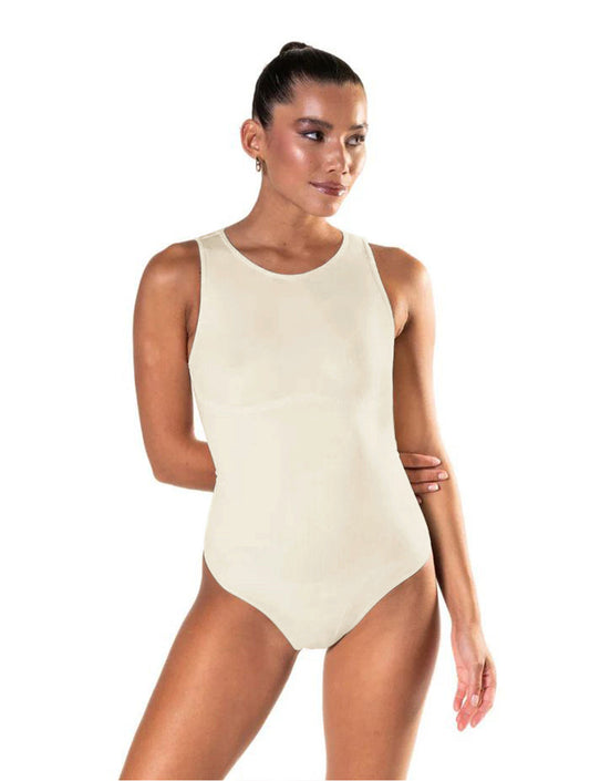 Round Neck Thong Bodysuit